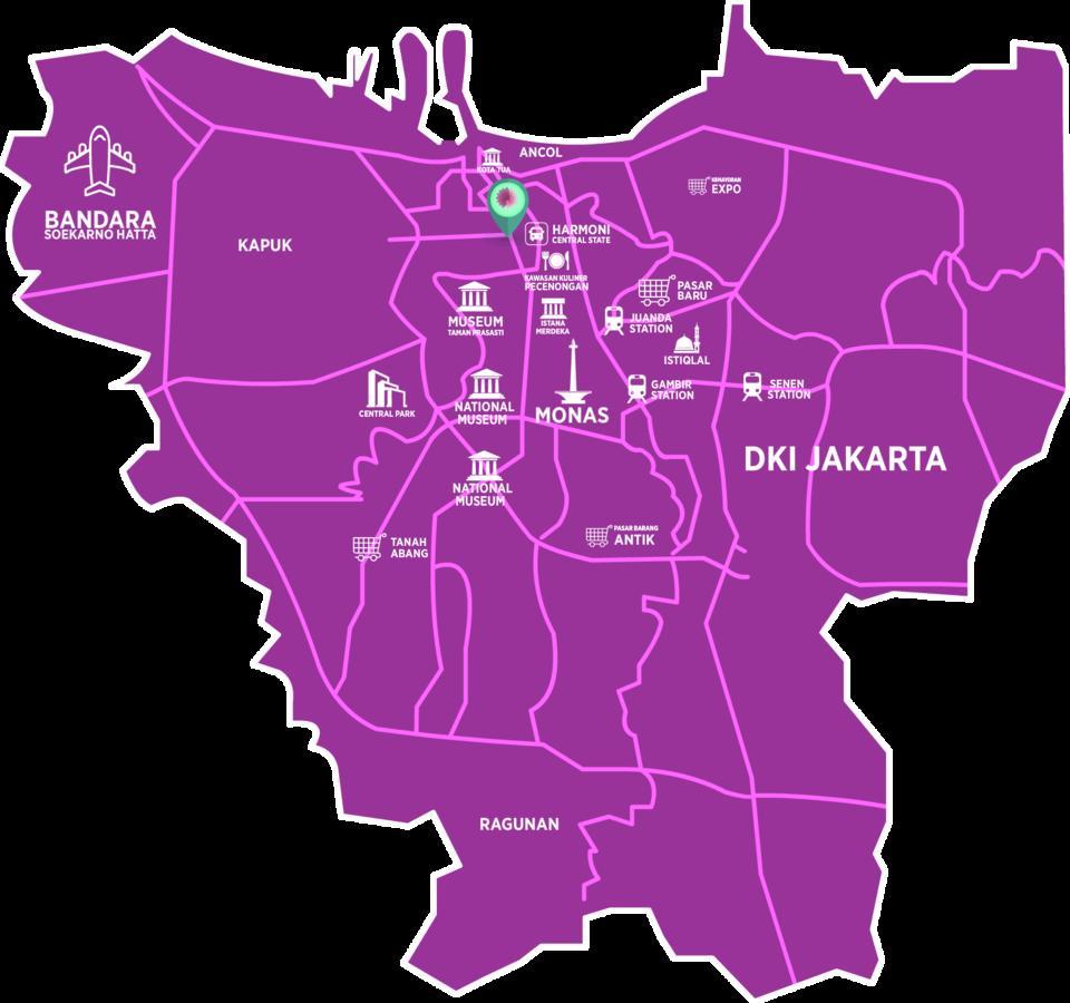 Shakti Hotel Jakarta Exteriör bild